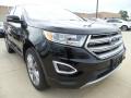 Front 3/4 View of 2017 Ford Edge Titanium AWD #1