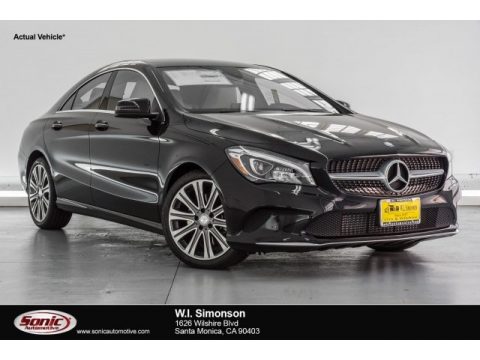 Night Black Mercedes-Benz CLA 250 4Matic Coupe.  Click to enlarge.