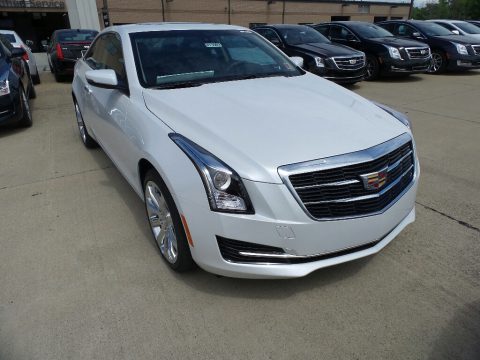 Crystal White Tricoat Cadillac ATS AWD.  Click to enlarge.