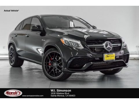 Black Mercedes-Benz GLE 63 S AMG 4Matic Coupe.  Click to enlarge.