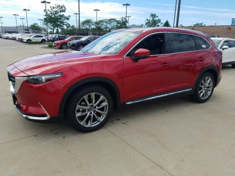 Soul Red Metallic Mazda CX-9 Grand Touring AWD.  Click to enlarge.