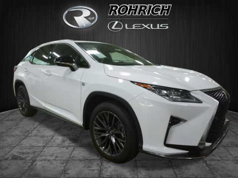 Eminent White Pearl Lexus RX 350 F Sport AWD.  Click to enlarge.