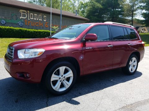 Salsa Red Pearl Toyota Highlander Limited 4WD.  Click to enlarge.