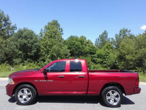 Deep Cherry Red Crystal Pearl Dodge Ram 1500 ST Quad Cab.  Click to enlarge.
