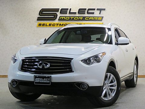 Moonlight White Infiniti FX 37 AWD.  Click to enlarge.