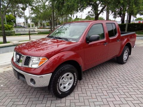 Red Brawn Nissan Frontier SE Crew Cab 4x4.  Click to enlarge.