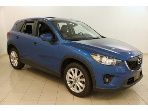 Sky Blue Mica Mazda CX-5 Grand Touring AWD.  Click to enlarge.
