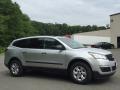 Front 3/4 View of 2017 Chevrolet Traverse LS AWD #3