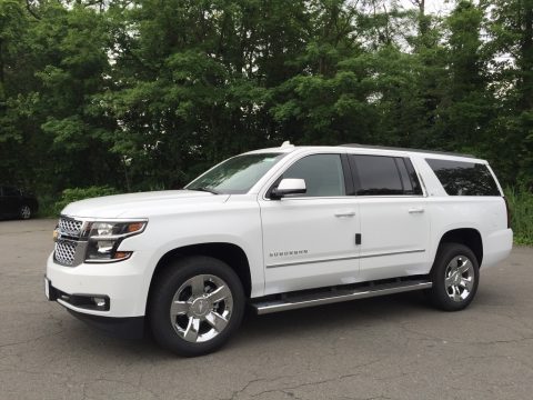 Summit White Chevrolet Suburban LT 4WD.  Click to enlarge.