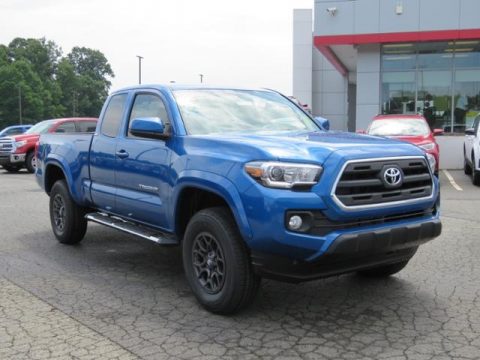 Blazing Blue Pearl Toyota Tacoma SR5 Access Cab.  Click to enlarge.