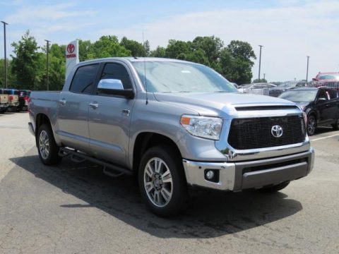 Silver Sky Metallic Toyota Tundra 1794 CrewMax.  Click to enlarge.