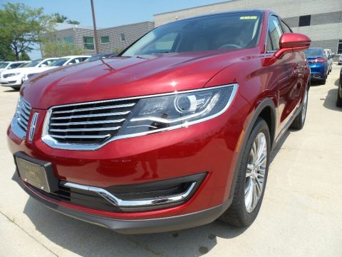 Ruby Red Lincoln MKX Reserve AWD.  Click to enlarge.