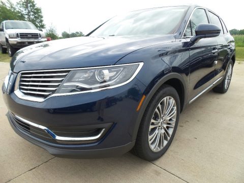 Midnight Sapphire Blue Lincoln MKX Reserve AWD.  Click to enlarge.