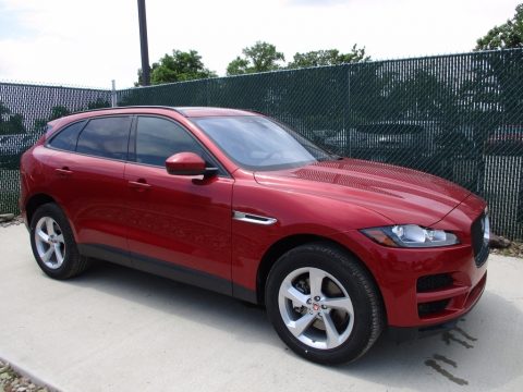 Firenze Red Metallic Jaguar F-PACE 35t AWD Premium.  Click to enlarge.