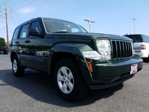 Natural Green Pearl Jeep Liberty Sport 4x4.  Click to enlarge.