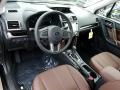  2017 Subaru Forester Saddle Brown Interior #9