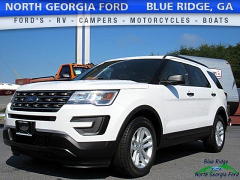 Oxford White Ford Explorer FWD.  Click to enlarge.