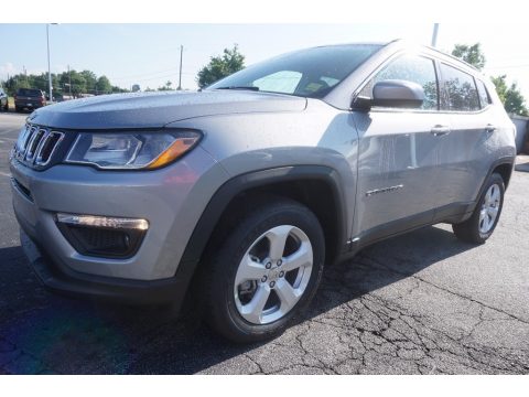 Billet Silver Metallic Jeep Compass Latitude.  Click to enlarge.