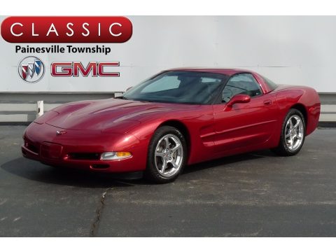 Magnetic Red II Metallic Chevrolet Corvette Coupe.  Click to enlarge.