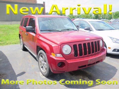 Inferno Red Crystal Pearl Jeep Patriot Sport 4x4.  Click to enlarge.