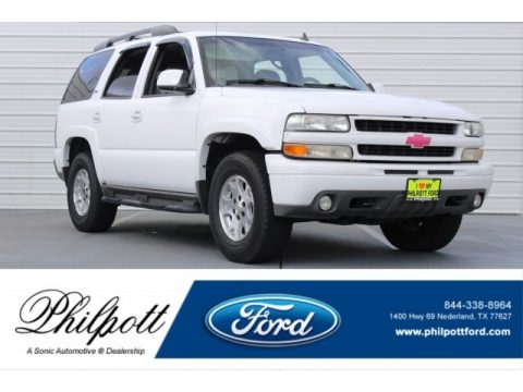 Summit White Chevrolet Tahoe Z71.  Click to enlarge.