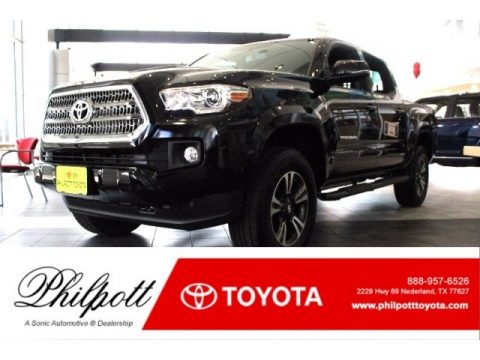 Black Toyota Tacoma TRD Sport Double Cab 4x4.  Click to enlarge.