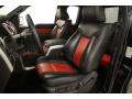  2010 Ford F150 Raptor Black/Orange Interior #5