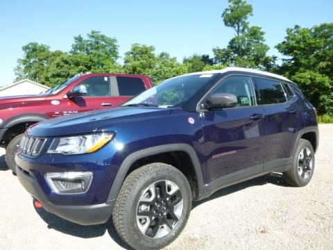 Jazz Blue Pearl Jeep Compass Trailhawk 4x4.  Click to enlarge.