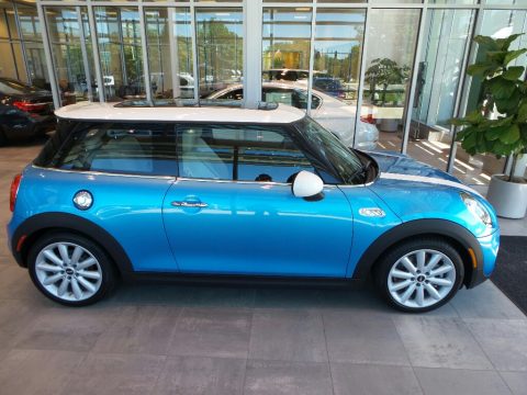 Electric Blue Metallic Mini Hardtop Cooper S 2 Door.  Click to enlarge.