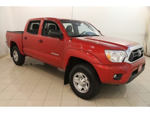 Barcelona Red Metallic Toyota Tacoma V6 PreRunner Double Cab.  Click to enlarge.