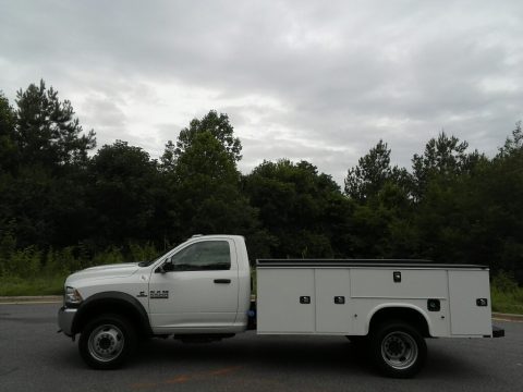 Bright White Ram 5500 Tradesman Regular Cab 4x4 Chassis.  Click to enlarge.