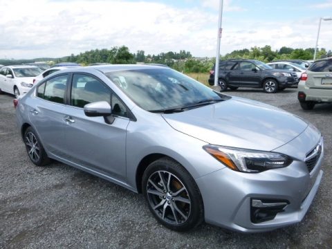 Ice Silver Metallic Subaru Impreza 2.0i Limited 4-Door.  Click to enlarge.