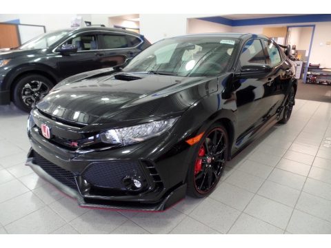 Crystal Black Pearl Honda Civic Type R.  Click to enlarge.