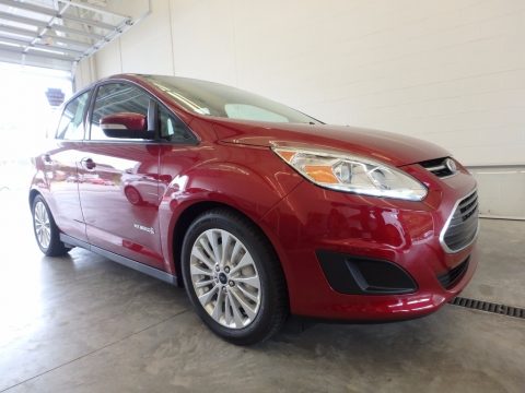 Ruby Red Ford C-Max Hybrid SE.  Click to enlarge.