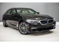 Front 3/4 View of 2018 BMW 5 Series 530e iPerfomance Sedan #12