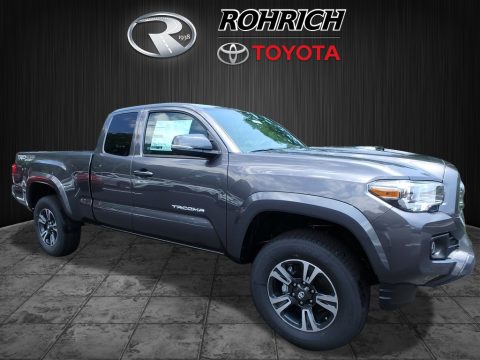 Magnetic Gray Metallic Toyota Tacoma TRD Sport Access Cab 4x4.  Click to enlarge.