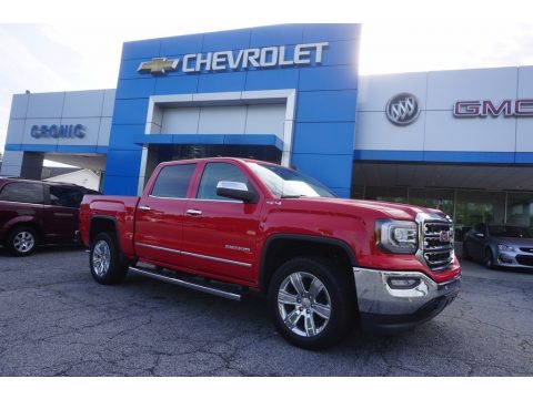 Cardinal Red GMC Sierra 1500 SLT Crew Cab 4WD.  Click to enlarge.