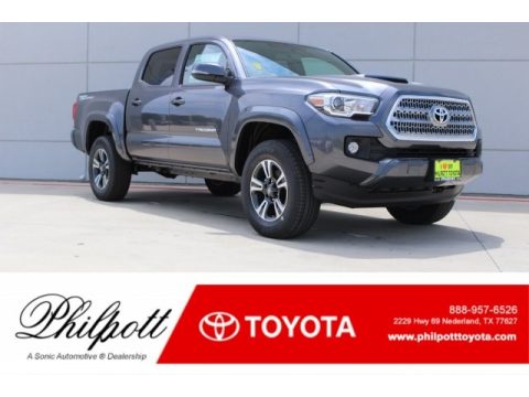 Magnetic Gray Metallic Toyota Tacoma TRD Sport Double Cab.  Click to enlarge.
