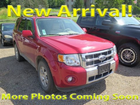 Sangria Red Metallic Ford Escape Limited V6 4WD.  Click to enlarge.