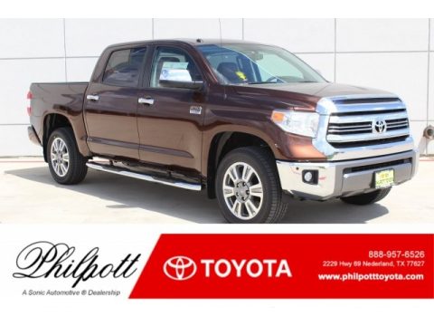 Sunset Bronze Mica Toyota Tundra 1794 CrewMax 4x4.  Click to enlarge.