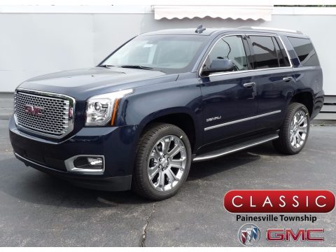 Dark Sapphire Blue Metallic GMC Yukon Denali 4WD.  Click to enlarge.