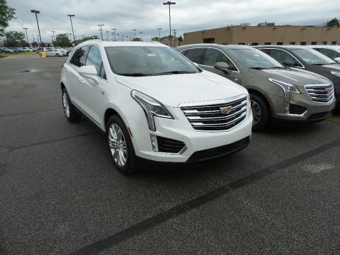 Crystal White Tricoat Cadillac XT5 Premium Luxury AWD.  Click to enlarge.
