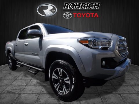 Silver Sky Metallic Toyota Tacoma TRD Sport Double Cab 4x4.  Click to enlarge.