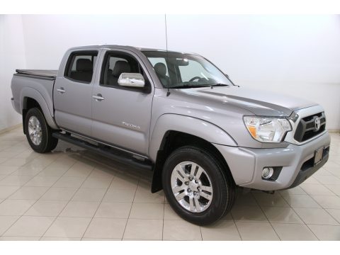 Silver Sky Metallic Toyota Tacoma V6 Double Cab 4x4.  Click to enlarge.