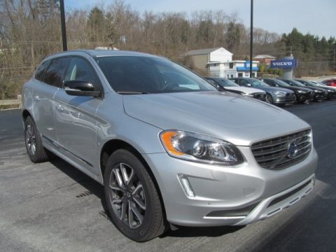 Bright Silver Metallic Volvo XC60 T6 AWD Dynamic.  Click to enlarge.