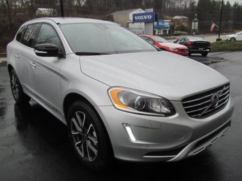Bright Silver Metallic Volvo XC60 T6 AWD Dynamic.  Click to enlarge.