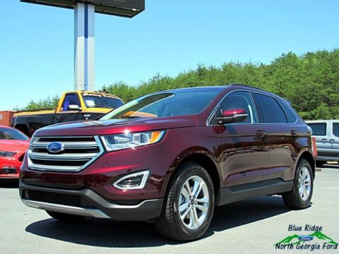 Burgundy Velvet Metallic Ford Edge SEL.  Click to enlarge.