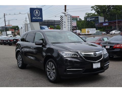 Graphite Luster Metallic Acura MDX SH-AWD Technology.  Click to enlarge.