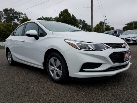 Summit White Chevrolet Cruze LS.  Click to enlarge.