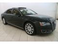 Front 3/4 View of 2012 Audi A8 L W12 6.3 #1
